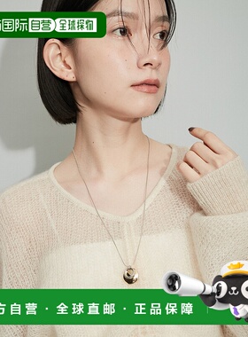 1h可退 日本直邮Adam et Rope' 女士圆形吊坠组合长项链 2024BGAZ