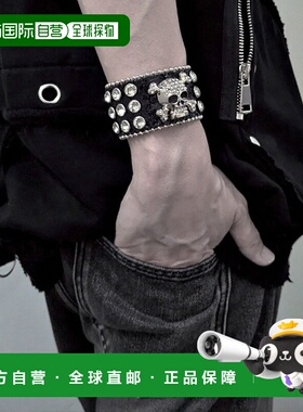 1h可退 日本直邮NOVESSEL 男女同款 仿皮骷髅手链 NOV25s063配饰