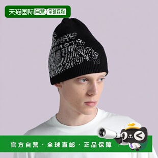 1h可退 日本直邮Y-3 男女同款 图形印花针织帽 设计感logo KD0181