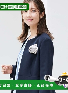 日本直邮a.v.v 女装 玫瑰造型珍珠风胸花 高雅别针配饰 K12CD0702