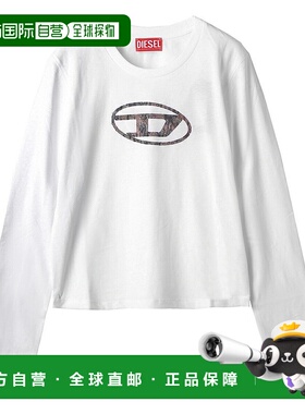 日本直邮Diesel 圆领长袖T恤适合儿童和女士TDOLSY j02413 0克 k9