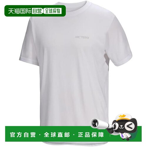 日本直邮ARC'TERYX Kragg SL 男士棉质短袖 T恤 Blurred Bird 浅/