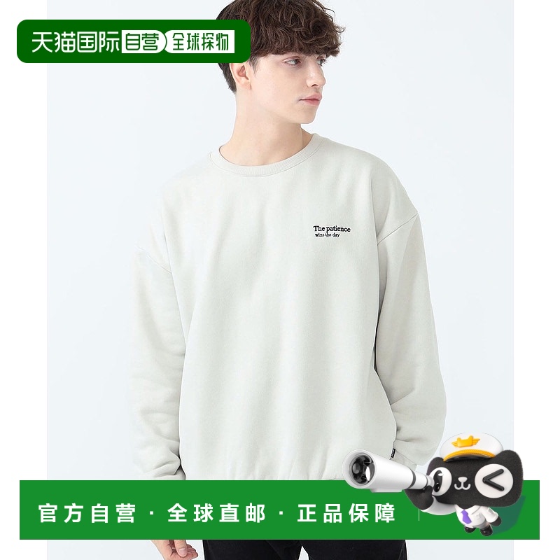 1h可退 日本直邮BEAMS HEART 男士宽松仿麂皮绒绒面圆领卫衣 4213