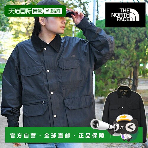 日本直邮THE NORTH FACE np72535 灯芯绒领连体工装外套 男女款