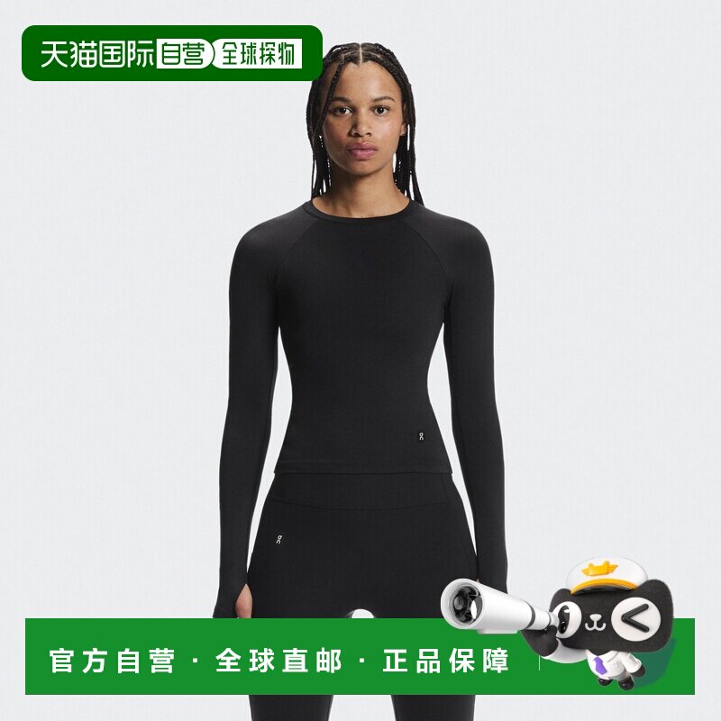 日本直邮On昂跑  Studio 速干圆领修身长袖 T恤 女款图片