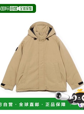 1h可退 日本直邮BEAMS DANTON 军绿色连帽夹克羽绒服