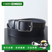 日本直邮florge 腰 银色 哑光银色扣皮革宽腰带 FL8218EW010557