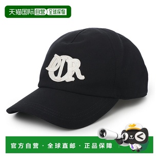981DIOR 日本直邮Dior 483c901a4511 棉质帽子黑色男士 Char 五片式
