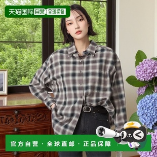 日本直邮green 羊毛混纺衬衫 label 女士短款 可 relaxing 1h可退