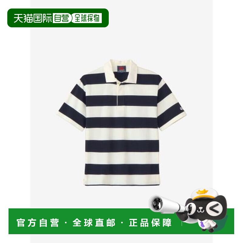 日本直邮Canterbury 橄榄球球衣 短袖 2.5英寸条纹 男女通用 RA32图片