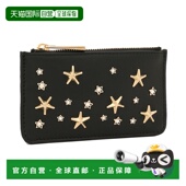 BLALIGGOL 日本直邮 南希女士黑色名片夹卡包 CZN Jimmy Choo