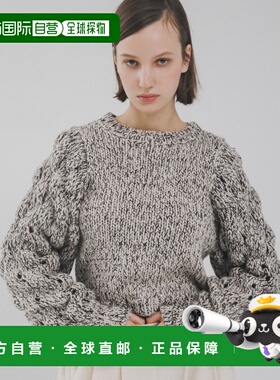 1h可退 日本直邮LAATO 女装 宽松灯笼袖针织衫 半高领设计 WBA722