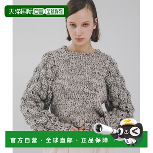 1h可退 日本直邮LAATO 女装 宽松灯笼袖针织衫 半高领设计 WBA722