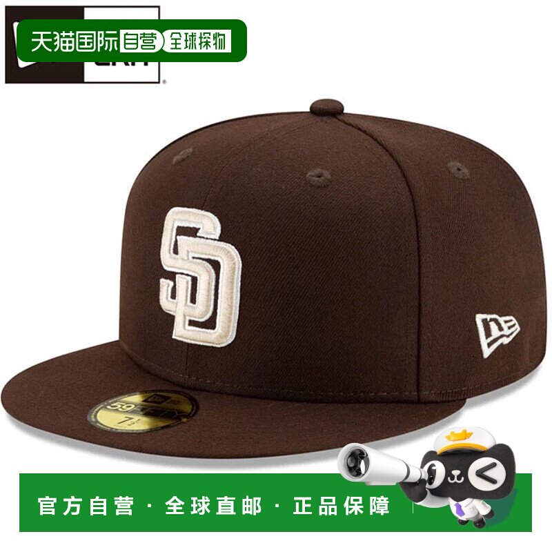 日本直邮New Era Cap Fitted 59FIFTY MLB 场上圣地亚哥教士队替