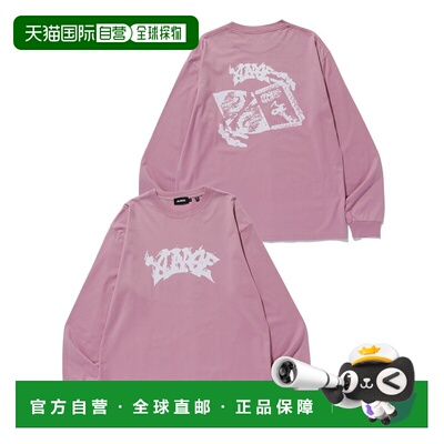 日本直邮XLARGE 男女同款 LINENESS las L/S TEE 长袖T恤 印花设