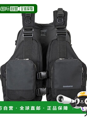日本直邮Shimano 救生衣可拆卸 Act 背心黑色 VF-046V