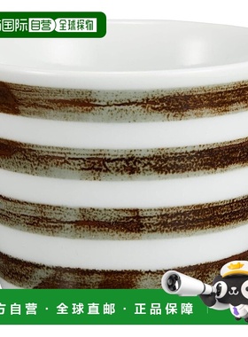 【日本直邮】波佐见烧“精华”es 杯 (S) 边框图案棕色 45456