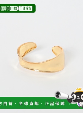 1h可退 日本直邮Favorible 女士 真鍮K18 曲線設計手鐲 RWA72NW70