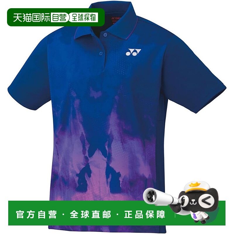 【日本直邮】尤尼克斯 女士运动半袖衫 20818 午夜蓝新款