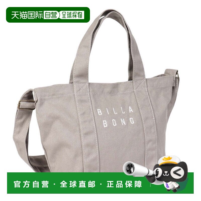 日本直邮BILLABONG 女士迷你托特包 BE014950 灰色 托特包图片