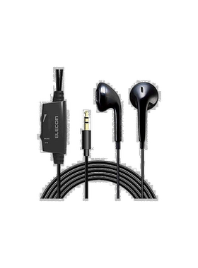 【日本直邮】Elecom宜丽客耳机φ14.2mm 5.0米黑色EHP-TV11I5XBK