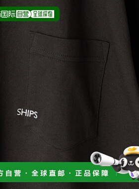 日本直邮SHIPS 微型SHIPS标志口袋T恤 [SH8611EM010441]