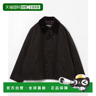 1h可退 日本直邮Barbour男装短款宽松蜡棉夹克 宽版教练外套 1059