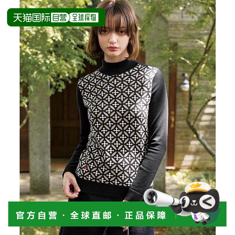 日本直邮DRESSTERIOR Overlap Circle内搭针织衫