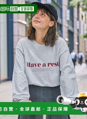 1h可退 日本直邮GILDAN 男女同款印花刺绣长袖T恤 LDls591