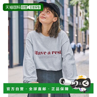 1h可退 日本直邮GILDAN 男女同款印花刺绣长袖T恤 LDls591