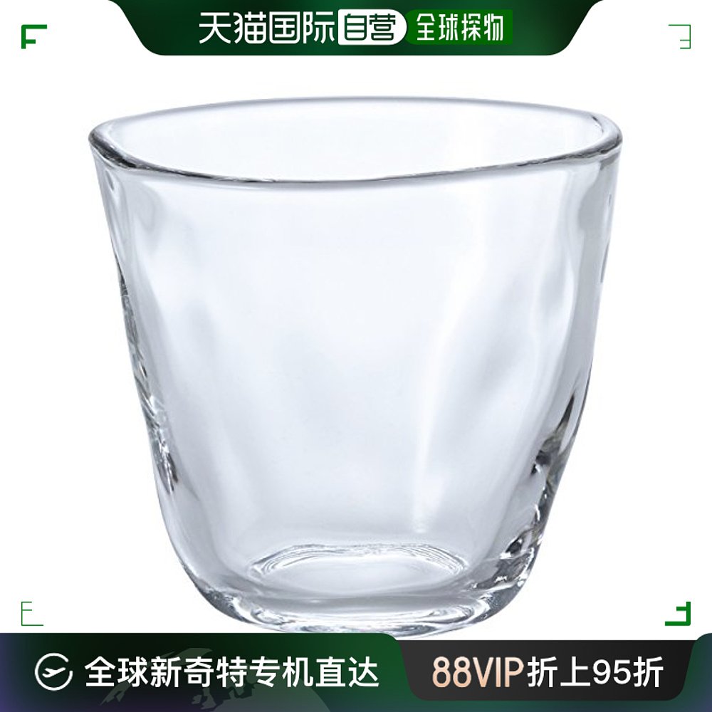 【日本直邮】Aderia阿德利亚玻璃平底杯家用喝水透明创意P-6690