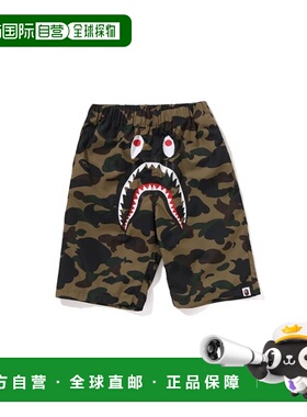 日本直邮A BATHING APE猿人头儿童休闲裤1L30-653-004
