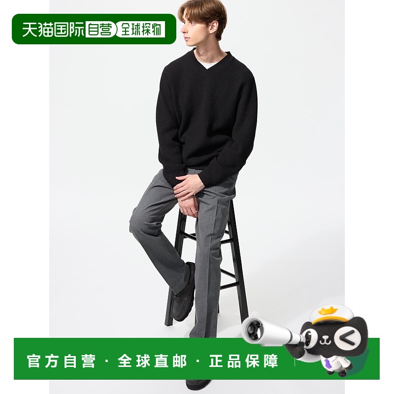 日潮跑腿UNIQLO优衣库 保暖弹力长裤/千鸟 479355