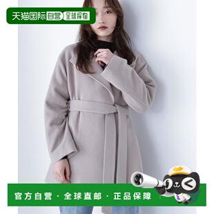 BASIC BEAUTY 系带中长大衣 日本直邮NATURAL 1h可退