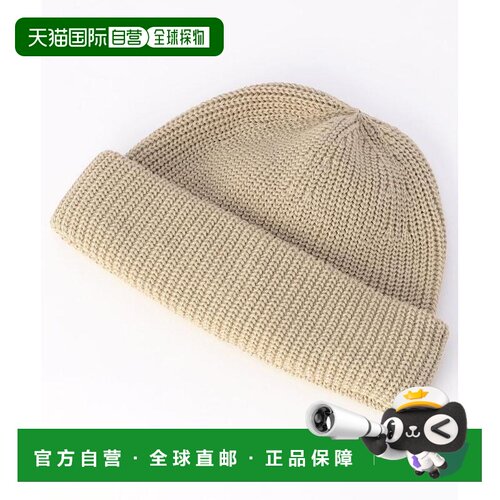 RACAL 男士 棉麻卷边针织贝雷帽配饰 1081295500223