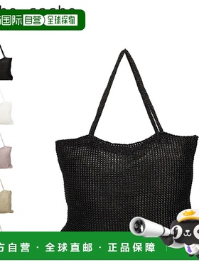 日本直邮Cache Cache Kashkash 女士手提包A4 尺寸大容量轻便黑色