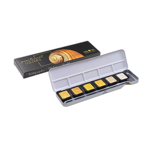 日本直邮Holbein Finetech 珠光色 F0601 珠光色银金 6 色套装