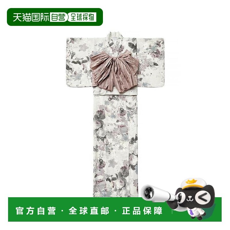日本直邮日潮 GRL 3件套2Way花卉分体浴衣 fy016