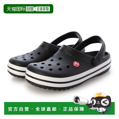 日本直邮crocs 卡骆驰贝雅洞洞鞋黑色款11016-001