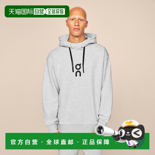 日本直邮On昂跑 Club Hoodie 品牌Logo印花连帽套头卫衣 男款 陨