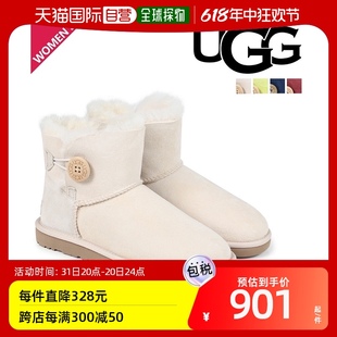 3352拉链羊毛 自营｜UGG防水雪地靴女厚底短筒加绒加厚防滑棉鞋