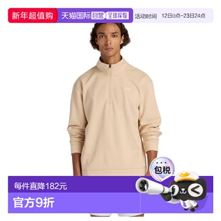 日本直邮New Balance Brushed 双针织半拉链套头衫 AMT53170DLA