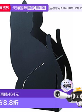 【日本直邮】Yamazaki山崎龙二伞架黑色小猫轻松收纳时尚休闲简约