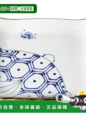 【日本直邮】西海陶器波佐见烧 kotohogi 方盘龟 19784 中号