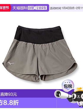 【日本直邮】Mizuno美津浓 女式田径运动短裤S木炭灰 J2MB8710