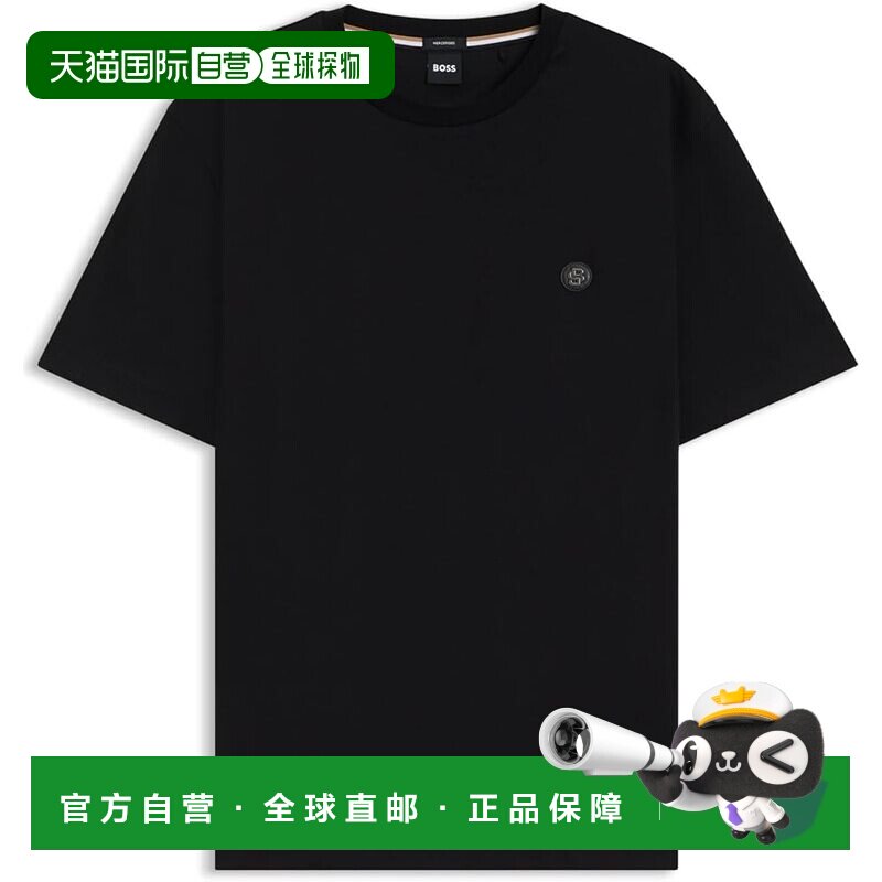 【日本直邮】BOSS 双B字母纯棉T恤 男装L码