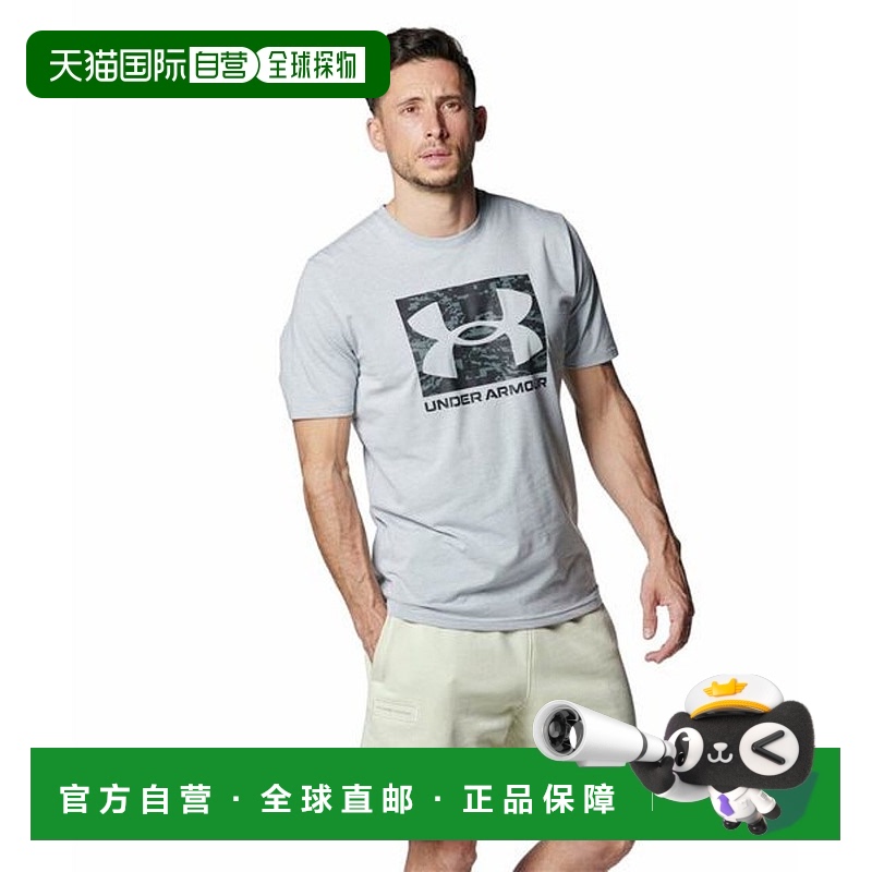日本直邮 UA BOXED SPORTSTYLE LOGO SS T恤安德玛速干