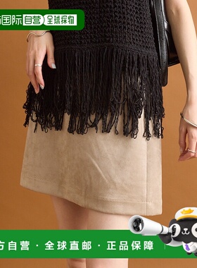 1h可退 日本直邮mystic 女装 仿皮短裙裤 弹力舒适 MYZ1052101A00