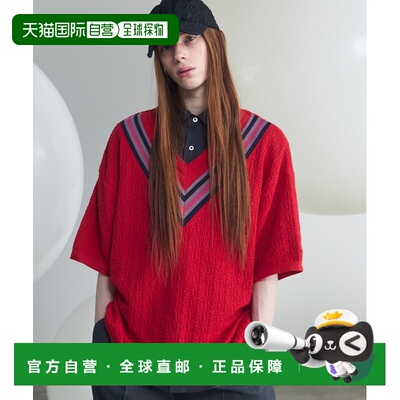 1h可退 日本直邮MAISON SPECIAL 男女同款 V领Prime-Over短袖针织