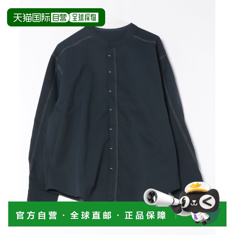 日本直邮antiqua 男女同款 配色缝线设计衬衫 ZK00255